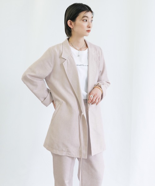 select MOCA（セレクトモカ）の「リネンライクカシュクールジャケット