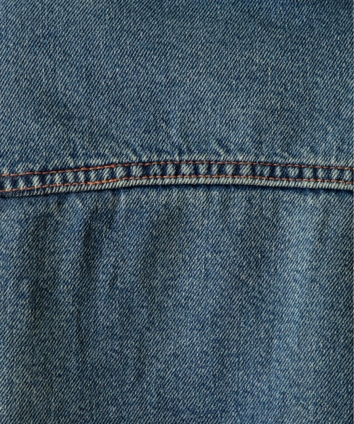 ANGIE（アンジー）の「ビッグカラーオーバーサイズデニムジャケット（デニムジャケット・レディース・ブルー/ネイビー・FREE）」の12枚目の写真