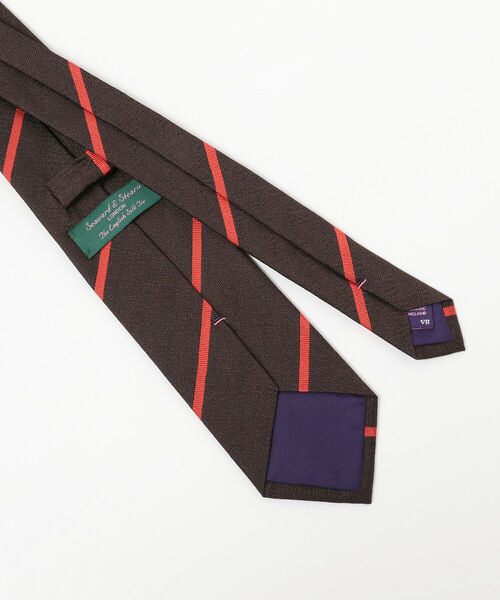 【新品未使用】Seaward & Stearn × BEAMS F別注ネクタイ Seaward & Stearn × BEAMS F / 別注 ストライプ ネクタイ