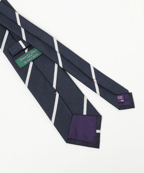 【新品未使用】Seaward & Stearn × BEAMS F別注ネクタイ BEAMS F（ビームスF）Seaward & Stearn / シルク ジグザグ ネクタイ