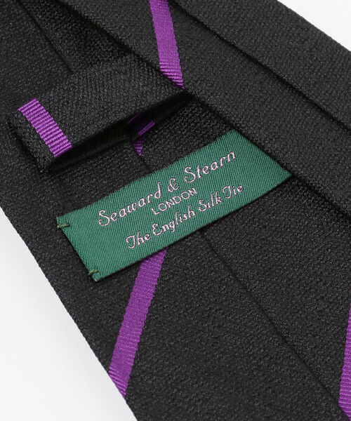 【新品未使用】Seaward & Stearn × BEAMS F別注ネクタイ BEAMS F（ビームスF）Seaward & Stearn / シルク ジグザグ ネクタイ