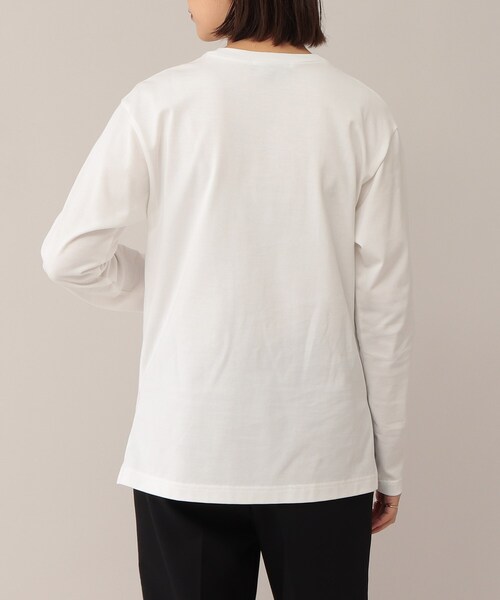 UNTITLED（アンタイトル）の「◆アーバンジャージ カットソー【洗える】（Tシャツ/カットソー・レディース・オフホワイト・44/48/00/02/04）」の5枚目の写真