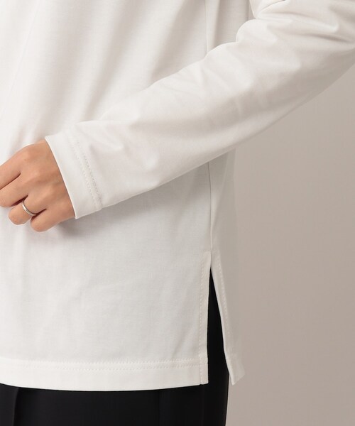UNTITLED（アンタイトル）の「◆アーバンジャージ カットソー【洗える】（Tシャツ/カットソー・レディース・オフホワイト・44/48/00/02/04）」の7枚目の写真