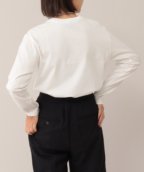 UNTITLED（アンタイトル）の「◆アーバンジャージ カットソー【洗える】（Tシャツ/カットソー・レディース・オフホワイト・44/48/00/02/04）」の9枚目の写真