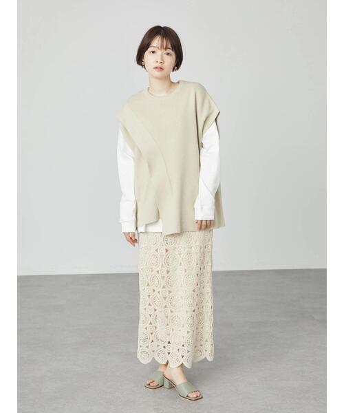 AMERICAN HOLIC（アメリカンホリック）の「レースタイトスカート（スカート・レディース・アイボリー・S/M/L）」の17枚目の写真