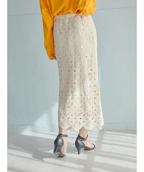 AMERICAN HOLIC（アメリカンホリック）の「レースタイトスカート（スカート・レディース・アイボリー・S/M/L）」の20枚目の写真