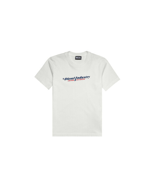 DIESEL(ディーゼル)の「レディース Tシャツ 半袖 クルーネック ロゴグラフィック(Tシャツ/カットソー・レディース・イエロー/ホワイト/オレンジ・LARGE/MEDIUM/SMALL/X-SMALL)」の10枚目の写真