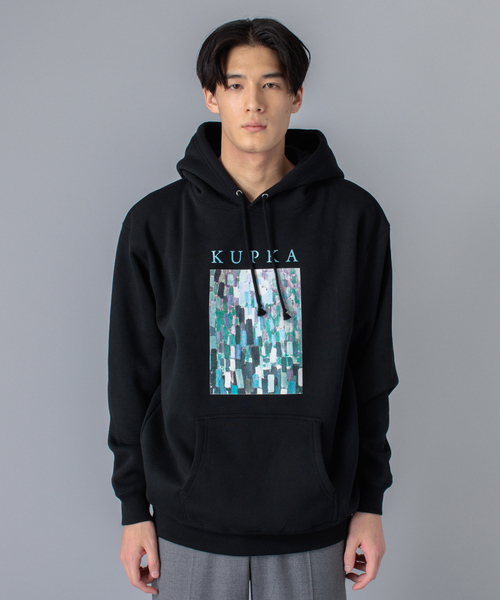 ABAHOUSE（アバハウス）の「【KUPKA / クプカ】プルオーバー アート パーカー（パーカー・メンズ・ホワイト/ブラック/パープル/カーキ・46/48/50）」の10枚目の写真