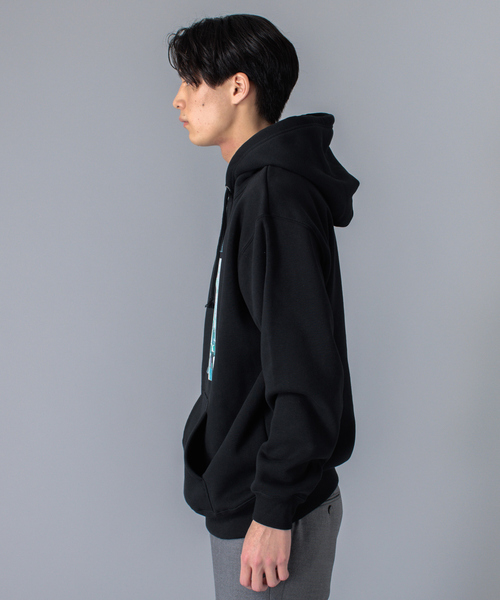 ABAHOUSE（アバハウス）の「【KUPKA / クプカ】プルオーバー アート パーカー（パーカー・メンズ・ホワイト/ブラック/パープル/カーキ・46/48/50）」の11枚目の写真