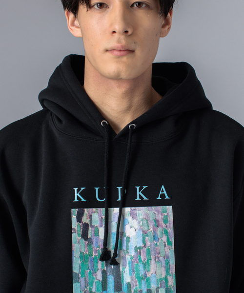 ABAHOUSE（アバハウス）の「【KUPKA / クプカ】プルオーバー アート パーカー（パーカー・メンズ・ホワイト/ブラック/パープル/カーキ・46/48/50）」の14枚目の写真