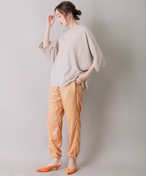 Munich(ミューニック)の「スピリットファイバースレッドシャーリングヘムパンツ(その他パンツ・レディース・ブラック/ベージュ/オレンジ・S/M/XS)」の21枚目の写真