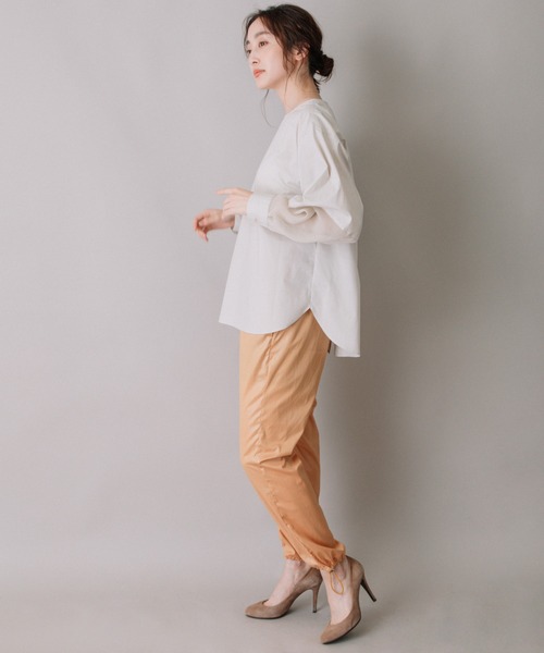 Munich(ミューニック)の「スピリットファイバースレッドシャーリングヘムパンツ(その他パンツ・レディース・ブラック/ベージュ/オレンジ・S/M/XS)」の16枚目の写真