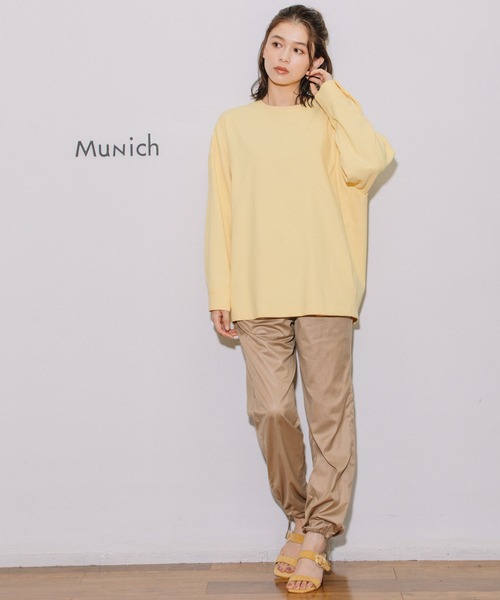 Munich(ミューニック)の「スピリットファイバースレッドシャーリングヘムパンツ(その他パンツ・レディース・ブラック/ベージュ/オレンジ・S/M/XS)」の17枚目の写真