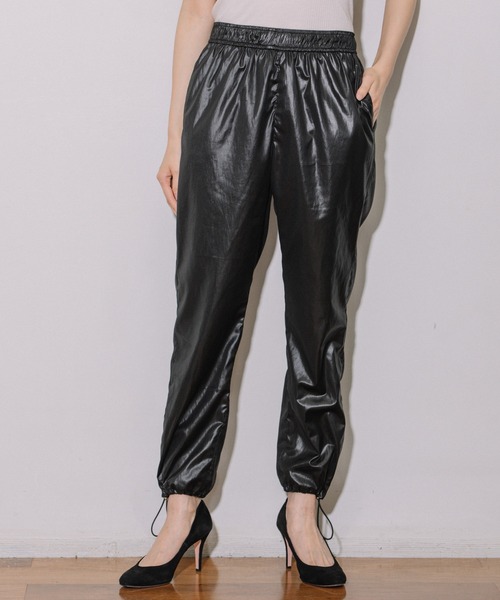 Munich(ミューニック)の「スピリットファイバースレッドシャーリングヘムパンツ(その他パンツ・レディース・ブラック/ベージュ/オレンジ・S/M/XS)」の19枚目の写真