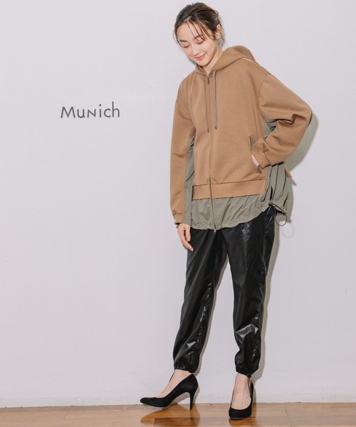 Munich(ミューニック)の「スピリットファイバースレッドシャーリングヘムパンツ(その他パンツ・レディース・ブラック/ベージュ/オレンジ・S/M/XS)」の20枚目の写真