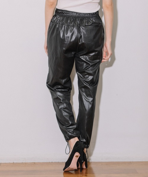 Munich(ミューニック)の「スピリットファイバースレッドシャーリングヘムパンツ(その他パンツ・レディース・ブラック/ベージュ/オレンジ・S/M/XS)」の11枚目の写真