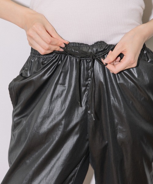 Munich(ミューニック)の「スピリットファイバースレッドシャーリングヘムパンツ(その他パンツ・レディース・ブラック/ベージュ/オレンジ・S/M/XS)」の7枚目の写真