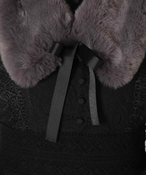 WILLSELECTION(ウィルセレクション)の「エコファーティペット(マフラー・レディース・グレー・FREE)」の4枚目の写真