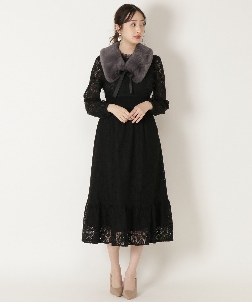 WILLSELECTION(ウィルセレクション)の「エコファーティペット(マフラー・レディース・グレー・FREE)」の2枚目の写真