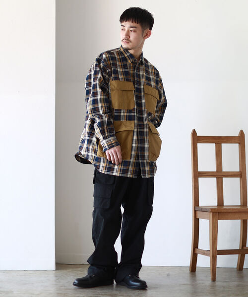BEAMS(ビームス)の「BEAMS / バルーン カーゴ パンツ(カーゴパンツ・メンズ・ブラック/オリーブ・SMALL/MEDIUM/LARGE/X-LARGE)」の3枚目の写真