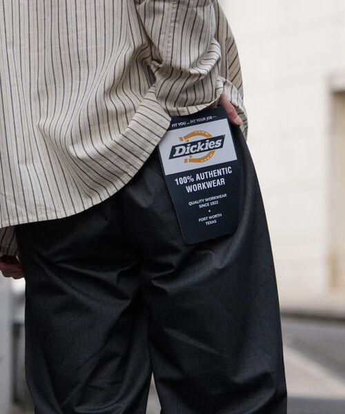 Dickies（ディッキーズ）の「【Dickies/ディッキーズ】T/C ツイルイージーパンツ（チノパンツ・メンズ・チャコールグレー/ブラック/ベージュ/オリーブ・MEDIUM/LARGE/X-LARGE）」の18枚目の写真
