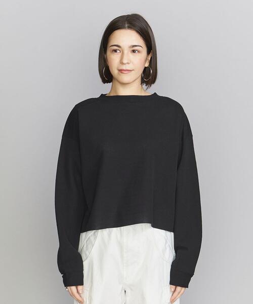 BEAUTY&YOUTH UNITED ARROWS(ビューティーアンドユースユナイテッドアローズ)の「BY コットンナイロン ワイド シアーニット プルオーバー -ウォッシャブル-(ニット/セーター・レディース・ホワイト/ブラック/ケリー・FREE)」の17枚目の写真