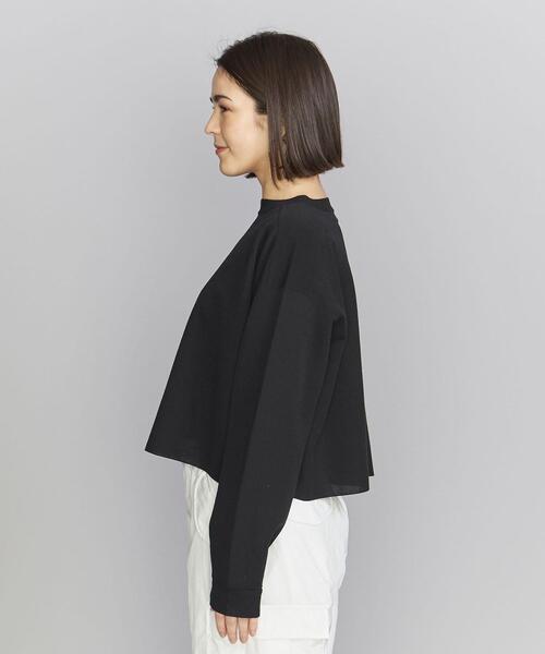 BEAUTY&YOUTH UNITED ARROWS(ビューティーアンドユースユナイテッドアローズ)の「BY コットンナイロン ワイド シアーニット プルオーバー -ウォッシャブル-(ニット/セーター・レディース・ホワイト/ブラック/ケリー・FREE)」の18枚目の写真