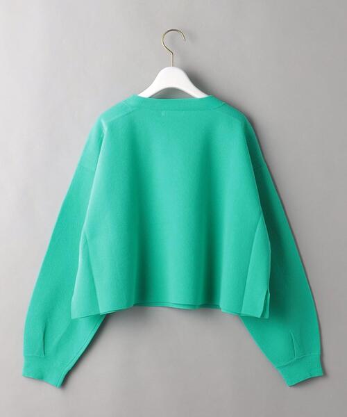 BEAUTY&YOUTH UNITED ARROWS(ビューティーアンドユースユナイテッドアローズ)の「BY コットンナイロン ワイド シアーニット プルオーバー -ウォッシャブル-(ニット/セーター・レディース・ホワイト/ブラック/ケリー・FREE)」の21枚目の写真