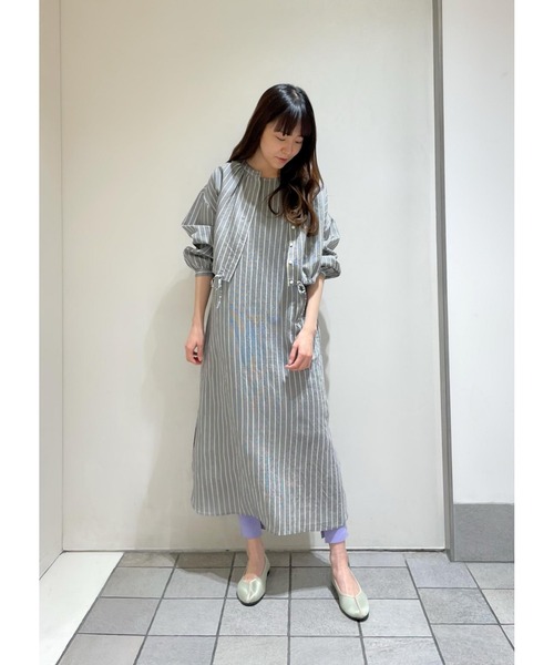 SALON adam et rope'（サロン アダム エ ロペ）の「【セットアップ】レイヤードシャツワンピース（ワンピース・レディース・ピンク/ベージュ/ブラック・FREE）」の13枚目の写真