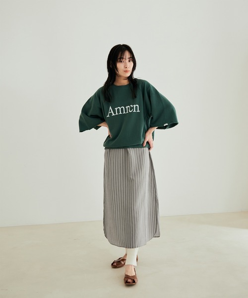 SALON adam et rope'（サロン アダム エ ロペ）の「【セットアップ】レイヤードシャツワンピース（ワンピース・レディース・ピンク/ベージュ/ブラック・FREE）」の20枚目の写真