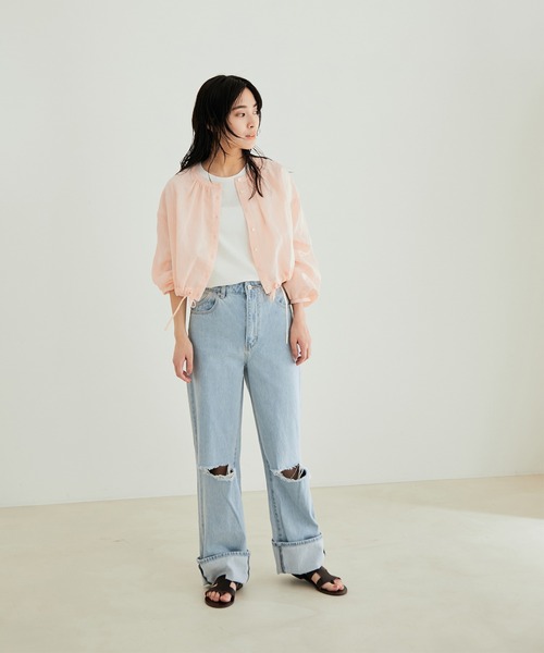 SALON adam et rope'（サロン アダム エ ロペ）の「【セットアップ】レイヤードシャツワンピース（ワンピース・レディース・ピンク/ベージュ/ブラック・FREE）」の17枚目の写真