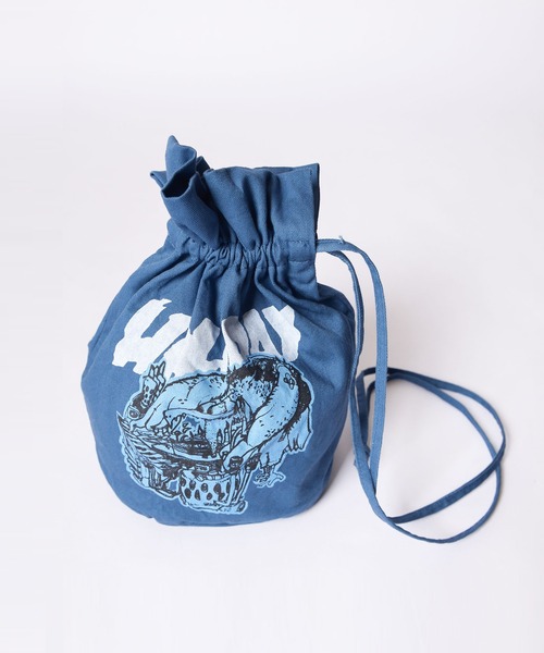 HOLIDAY(ホリデイ)の「COTTON POCHETTE コットンポシェット(ショルダーバッグ・レディース・ホワイト/ブルー/ピンク/レッド・ONE SIZE)」の2枚目の写真