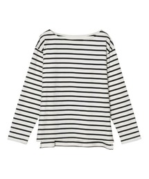 Re:EDIT | ボートネックボーダーカットソー(Tシャツ/カットソー)