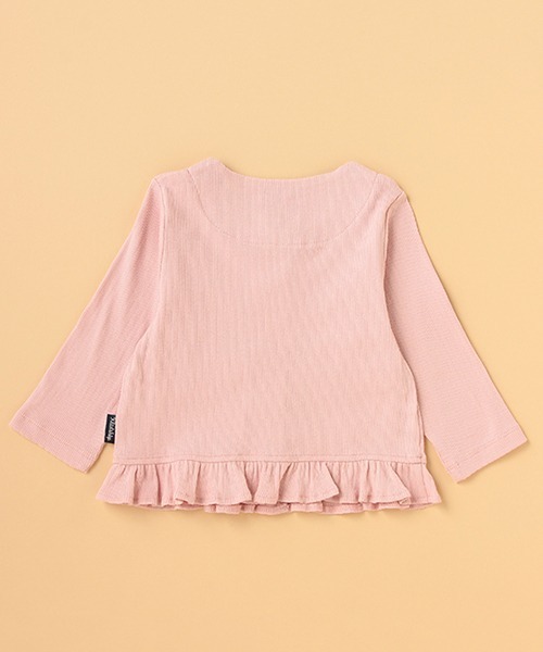 kladskap（クレードスコープ）の「ネコポケット長袖カーディガン（カーディガン/ボレロ・キッズ・オフホワイト/ピンク・110cm/100cm/90cm/80ｃｍ/120cm）」の5枚目の写真