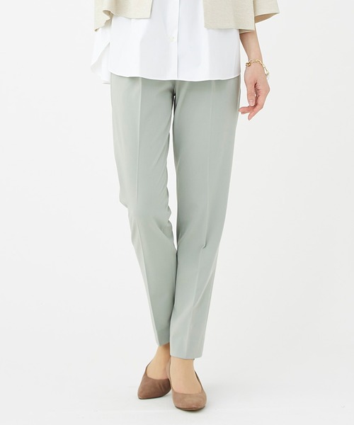 KASHIYAMA（カシヤマ）の「スマートティーアールドライギャバ1タックテーパードパンツ（その他パンツ・レディース・ホワイト/グリーン/ブルー/レッド/ラベンダー/モスグリーン・マルチサイズ）」の3枚目の写真