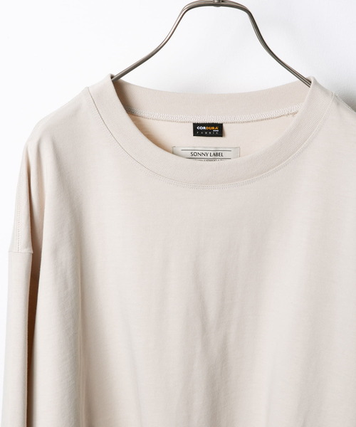 URBAN RESEARCH Sonny Label(アーバンリサーチサニーレーベル)の「コーデュラロングスリーブTシャツ(Tシャツ/カットソー・メンズ・チャコールグレー/オフホワイト/ライトベージュ・MEDIUM/LARGE)」の3枚目の写真