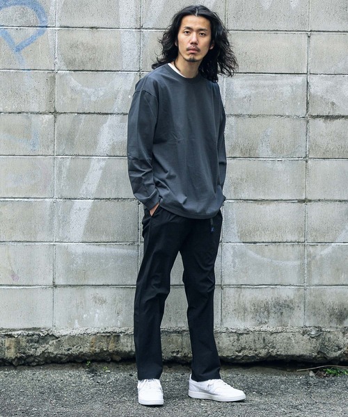 URBAN RESEARCH Sonny Label(アーバンリサーチサニーレーベル)の「コーデュラロングスリーブTシャツ(Tシャツ/カットソー・メンズ・チャコールグレー/オフホワイト/ライトベージュ・MEDIUM/LARGE)」の14枚目の写真