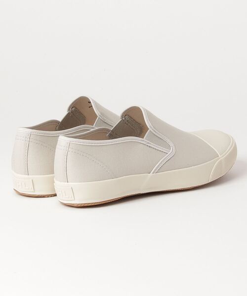 MHL.（エムエイチエル）の「SLIPON SHOE（スニーカー・レディース・ブラック/オフホワイト・24.0/25.0/23.0）」の3枚目の写真