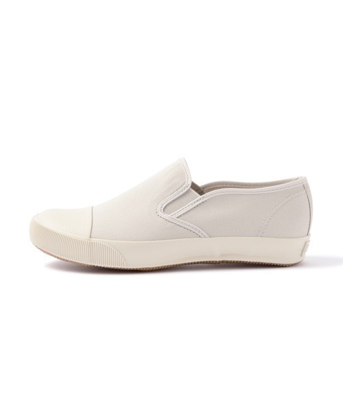 MHL.（エムエイチエル）の「SLIPON SHOE（スニーカー・レディース・ブラック/オフホワイト・24.0/25.0/23.0）」の6枚目の写真