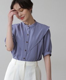 N.（N. Natural Beauty Basic） | ◆ガルーダドビー三角ケープブラウス(シャツ/ブラウス)