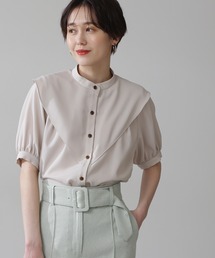 N.（N. Natural Beauty Basic） | ◆ガルーダドビー三角ケープブラウス(シャツ/ブラウス)