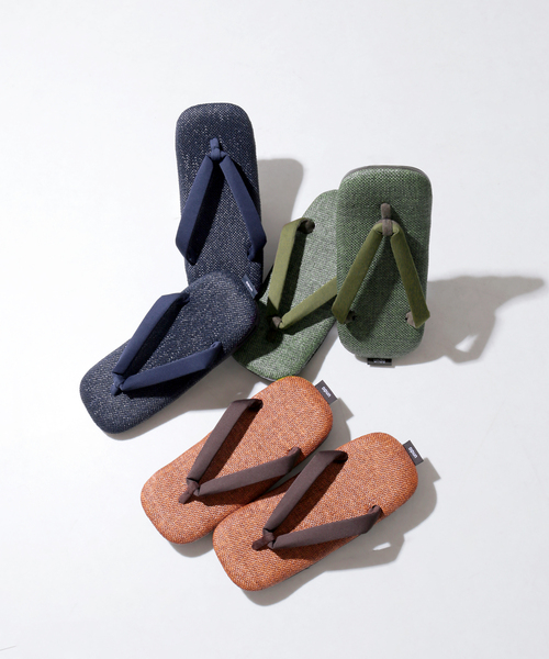 JOURNAL STANDARD relume（ジャーナルスタンダード　レリューム）の「【goyemon / ごゑもん】雲駄/unda 別注 TOKIWA（サンダル・メンズ・カーキ・MEDIUM/LARGE）」の3枚目の写真