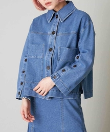 A de a.v.v | （SET UP対応）バックレースデニムジャケット(デニムジャケット)