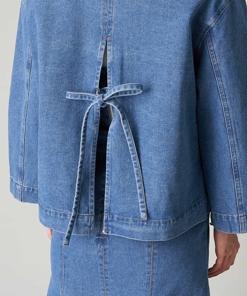 A de a.v.v（アードアー・ヴェ・ヴェ）の「（SET UP対応）バックレースデニムジャケット（デニムジャケット・レディース・ブルー・38/36）」の11枚目の写真