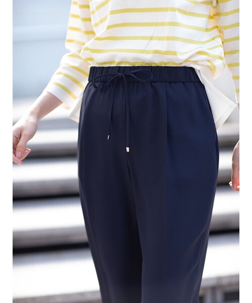 Reflect(リフレクト)の「◆【WEB限定カラーあり/UVカット/接触冷感/洗える】パネルボーダーカットソー(Tシャツ/カットソー・レディース・ネイビー系2/オリーブ系2/グレー系その他3/イエロー系2/ピンク系/ライトグリーン系2・11/15 /17/13/09/07)」の21枚目の写真