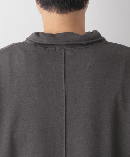 LEPSIM(レプシィム)の「ハーフZIPフレンチスリーブプルオーバー 274280(Tシャツ/カットソー・レディース・チャコールグレー/オレンジ/グリーン/グレイッシュベージュ・FREE)」の15枚目の写真