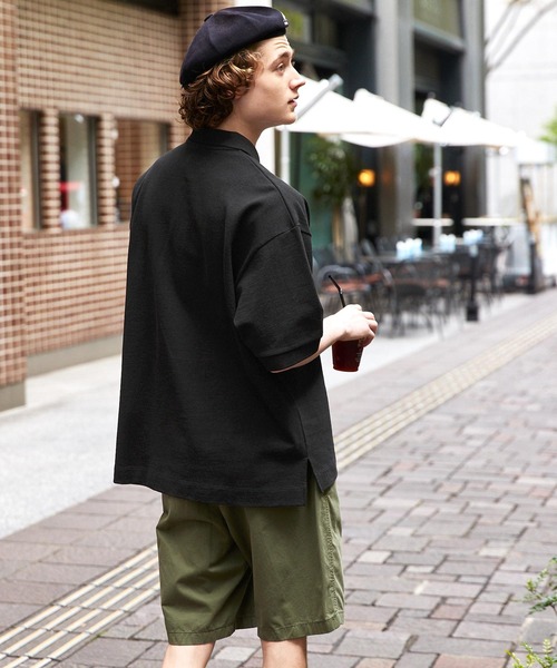 PENNEYS(ぺニーズ)の「PENNEYS/ペニーズ 別注 THE FOX ロゴ ワッペン刺繍 ルーズ鹿の子ポロシャツ(ポロシャツ・メンズ・ホワイト/ブラック/ネイビー/グリーン/オリーブ/ブラウン・M/L)」の17枚目の写真