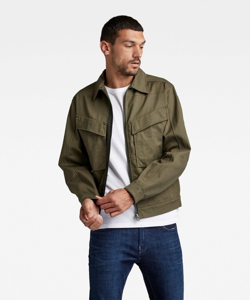 TRUCKER JACKET/ミリタリーブルゾン