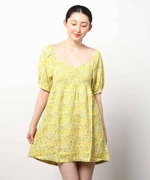 VOLCOM(ボルコム)の「WANNA HV SUN DRS(ワンピース・レディース・ライム・SMALL/X-SMALL)」の4枚目の写真