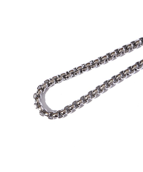 TOMMY HILFIGER(トミーヒルフィガー)の「TOMMY HILFIGER/トミーヒルフィガー Stainless Steel Chain Necklace Silver チェーンネックレス(ネックレス・メンズ・シルバー・FREE)」の2枚目の写真